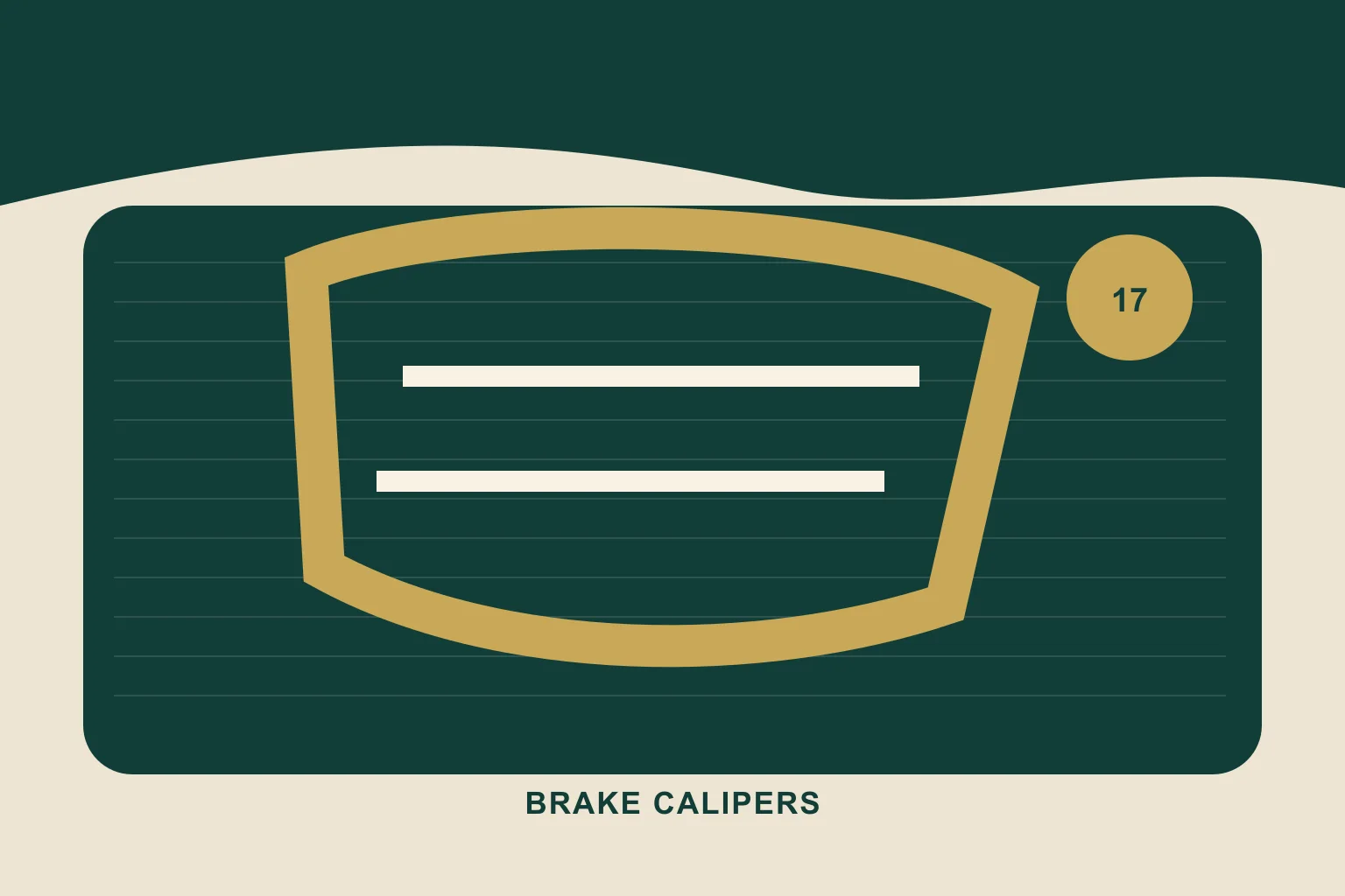 Disc-brake caliper body with piston bore, bracket and bleed screw technical identification illustration for a Toyota RAV4 wholesale inquiry