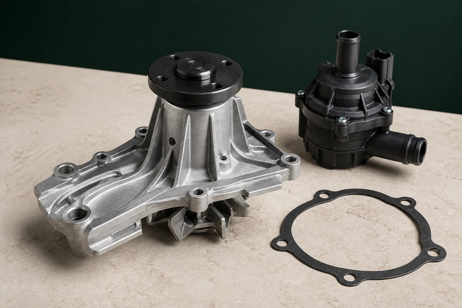 Unbranded mechanical and electric water pumps with gasket